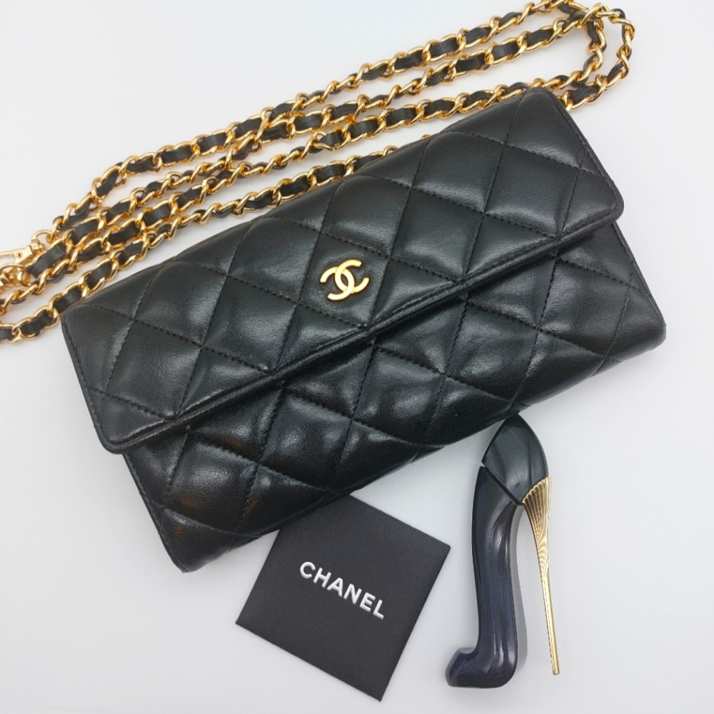 🖤CHANEL Matelasse Clutch/Wallet On Chain🖤